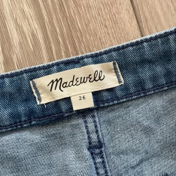 MADEWELL | Emmett Wide Leg Crop Jeans Rainbow Stitched Edition - Picture 5 of 13